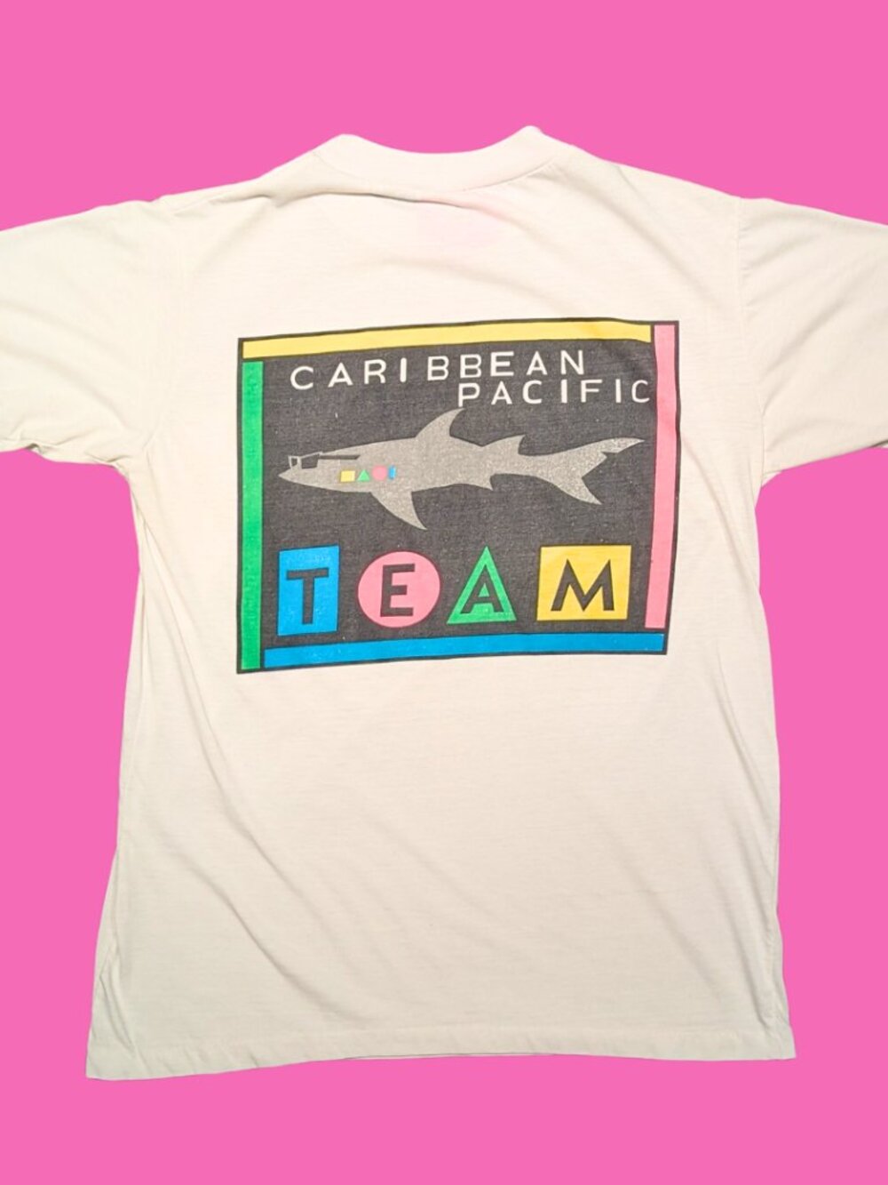Vintage 1990's Caribbean Pacific Team T-Shirt Size M